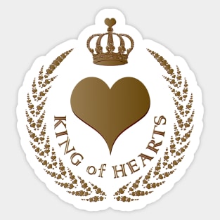 King of Hearts Sticker